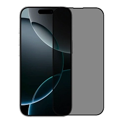 Защитное стекло Otao Matte 2.5D для Apple iPhone 16 Pro / 17, черная рамка