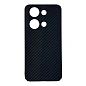 Клип-кейс (накладка) Luxo Carbon для Xiaomi Redmi Note 13 4G пластик, чёрно-серый