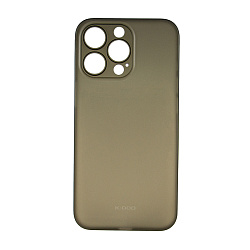 Клип-кейс (накладка) K-DOO Air для Apple iPhone 13 Pro пластик, затемнённый