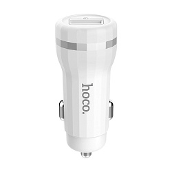 Автомобильное зарядное устройство Hoco Z27A 18 Вт, белый