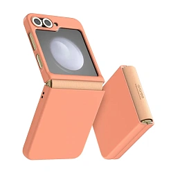 Клип-кейс (накладка) Araree Aero Flex для Samsung Galaxy Z Flip 6 / 7 FE полиуретан, поликарбонат, оранжевый