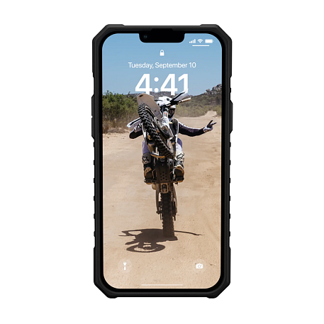 Клип-кейс (накладка) UAG Pathfinder Magsafe для Apple iPhone 14 Plus поликарбонат, оливковый - 2