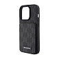 Клип-кейс (накладка) с визитницей CG Mobile Lagerfeld Karl PU Saffiano Cardslot для Apple iPhone 15 Pro Max