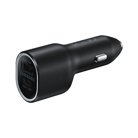 Автомобильное зарядное устройство Samsung Car Charger Duo 40 Вт чёрный - 2