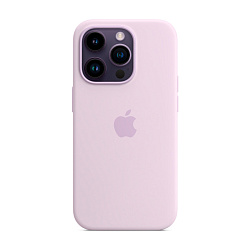 Клип-кейс (накладка) Silicone Case MagSafe для Apple iPhone 14 Pro силикон, лиловый
