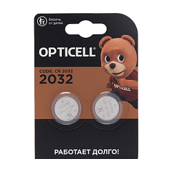 Батарейка Opticell Specialty DL CR 2032-2BL, 2шт
