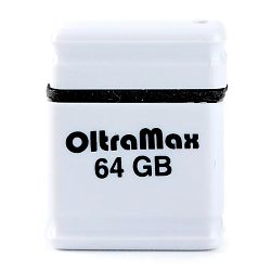 USB-флешка OltraMax 50 64 ГБ, белый