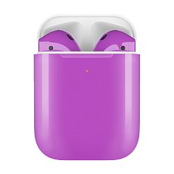 Беспроводные наушники Apple AirPods 2 с зарядным футляром сиреневый (MV7N2)