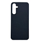 Клип-кейс (накладка) Luxo Carbon для Samsung Galaxy A16 пластик, чёрно-серый