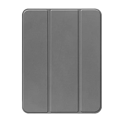 Чехол-книжка c отделением под стилус Mosbros Pin Yue для Apple iPad Pro 13" (2024 / 2025)  пластик, силикон, серый