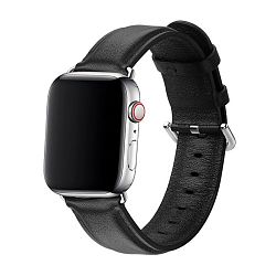 Ремешок Classic для Apple Watch 44 / 45 / 46 / 49mm кожа чёрный