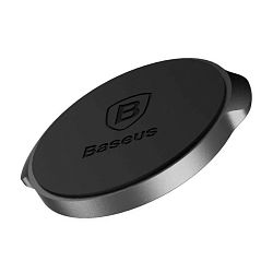 Автомобильный держатель магнитный Baseus Small Ears Series Magnetic (клеящаяся платформа), чёрный