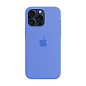 Клип-кейс (накладка) Silicone Case для Apple iPhone 15 Pro Max силикон, лавандовый
