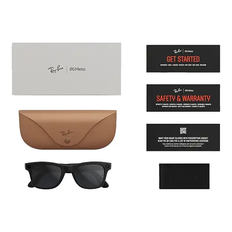 Умные очки Ray-Ban Wayfarer Gen 2 Matte Black, Clear/Grey Transitions, (50-22-150mm) - 4