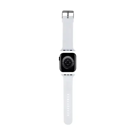 Ремешок CG Mobile Karl Lagerfeld 3D Rubber NFT Karl Head для Apple Watch 38 / 40 / 41 / 42mm силикон белый - 2