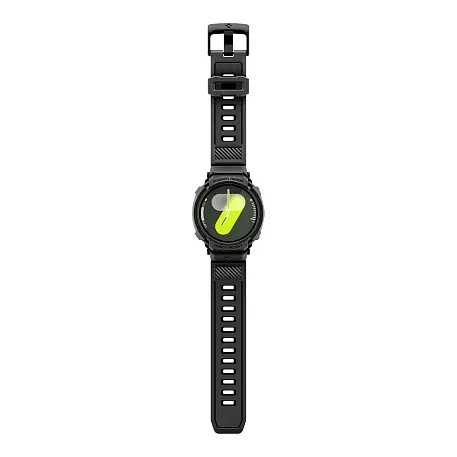 Чехол-бампер с ремешком Spigen Rugged Armor Pro для Samsung Galaxy Watch 8 40mm полиуретан чёрный - 5