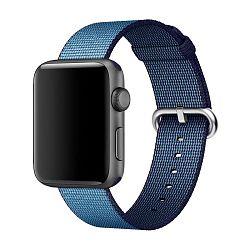Ремешок для Apple Watch 42 / 44 / 45 / 49mm нейлон синий