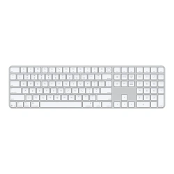 Клавиатура беспроводная Apple Magic Keyboard with Touch ID and Numeric Keypad Lightning белый