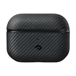 Кобура Pitaka MagEZ Case для Apple AirPods Pro 2 кевлар (арамид), чёрно-серый (полоска)