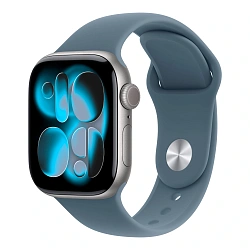 Умные часы Apple Watch Series 11 42mm GPS Space Gray Aluminum Case Anchor Blue Sport Band