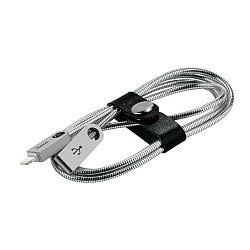 Дата-кабель Hoco U8 Lightning 1 м, серебристый