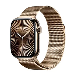 Умные часы Apple Watch Series 10 42mm GPS + Cellular Gold Titanium Case Gold Milanese Loop