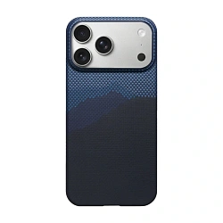 Клип-кейс (накладка) Pitaka Ultra-Slim Case для Apple iPhone 17 Pro Max кевлар (арамид), "за горизонт"