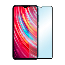 Защитное стекло 3D Premium для Xiaomi Redmi Note 8 Pro, черная рамка