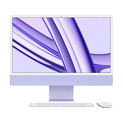 Моноблок Apple iMac 24" M3 (10-core GPU) 8 ГБ, 256 ГБ SSD (MQRV3), фиолетовый