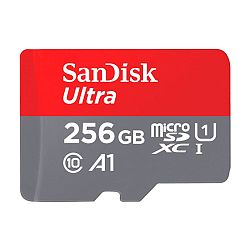 Карта памяти SanDisk Ultra (без адаптера), 256 ГБ