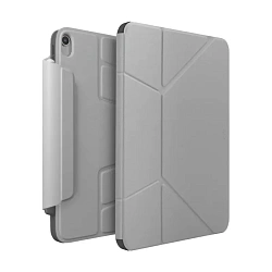 Чехол-книжка UNIQ Ryze для Apple iPad Air 13" (2024 / 2025 / 2026) искусственная кожа, светло-серый