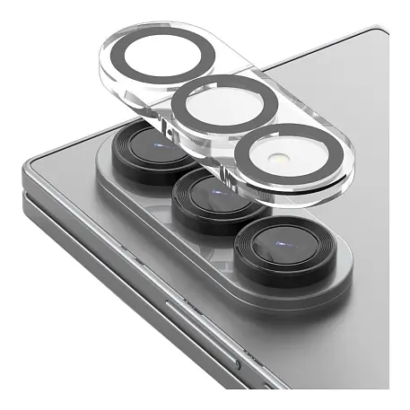 Защитное стекло на камеру Araree Core Camera для Samsung Galaxy Z Fold 7 (2 шт.), чёрный - 2