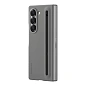 Клип-кейс (накладка) Samsung S Pen Case для Samsung Galaxy Z Fold 6 полиуретан, поликарбонат, серый - 4