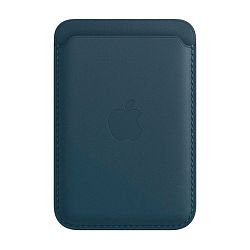 Кардхолдер Leather Wallet with Magsafe для Apple iPhone искусственная кожа, тёмно-синий