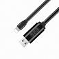 Дата-кабель Hoco U29 Lightning 1 м, чёрный