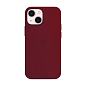Клип-кейс (накладка) Silicone Case для Apple iPhone 13 силикон, бордовый
