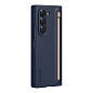 Клип-кейс (накладка) Samsung S Pen Case для Samsung Galaxy Z Fold 6 полиуретан, поликарбонат, синий - 3