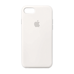 Клип-кейс (накладка) Apple Silicone Case закрытый для Apple iPhone 7 / 8 / SE 2020 / 2022 силикон, белый