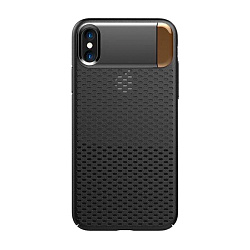 Клип-кейс (накладка) WK Design Queen Bee для Apple iPhone X / Xs пластик, чёрный