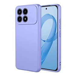Клип-кейс (накладка) Silicone cover закрытый для Xiaomi Poco F8 Pro 5G силикон, лавандовый