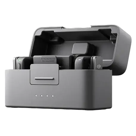 Микрофон беспроводной DJI MIC Mini (2 TX + 1 RX + Charging Case), чёрный - 2