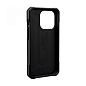 Клип-кейс (накладка) UAG Monarch для Apple iPhone 14 Pro поликарбонат, кожа, чёрный - 3