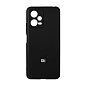Клип-кейс (накладка) для Xiaomi Redmi Note 12 5G / Poco X5 5G силикон, чёрный