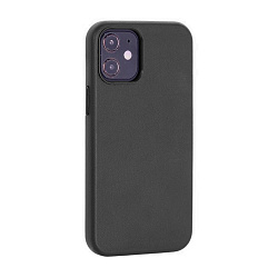 Клип-кейс (накладка) TOTU Emperor для Apple iPhone 12 / 12 Pro кожа, чёрный