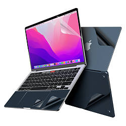 Защитная плёнка Mocoll комплект (5 в 1) для Apple MacBook Air 15" (2023 - 2025) , чёрный