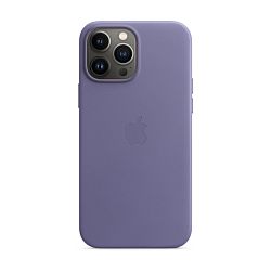 Клип-кейс (накладка) Apple Leather Case MagSafe для Apple iPhone 13 Pro Max кожа, Wisteria