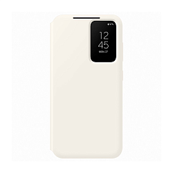 Чехол-книжка Samsung Smart View Wallet Case для Samsung Galaxy S23 полиуретан, поликарбонат, кремовый