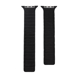 Магнитный браслет Wowen Link для Apple Watch 38 / 40 / 41 / 42mm текстиль чёрный