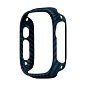 Чехол-бампер Pitaka AirCase для Apple Watch Ultra / Ultra 2 / Ultra 3 49mm кевлар (арамид), чёрно-синий (полоска) - 5