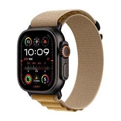 Умные часы Apple Watch Ultra 2 (2024) 49mm GPS + Cellular Black Titanium Case Tan Alpine Loop